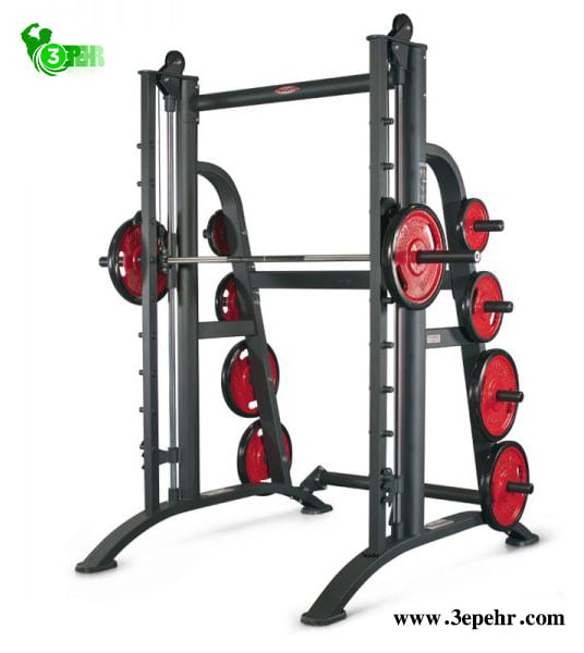 شناختن لوازم بدنسازی در باشگاه،دستگاه اسمیت (Smith Machine)
