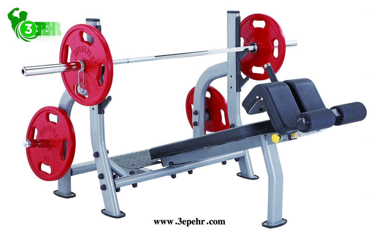 نیمکت پرس زیر سینه (Decline bench press) ، شناختن لوازم بدنسازی در باشگاه